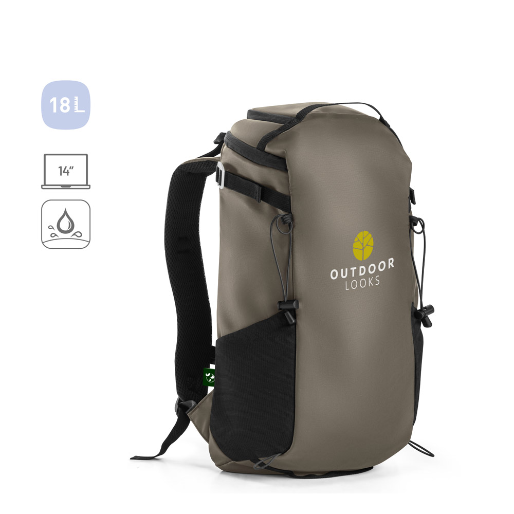 ALASCA. Hiking backpack with waterproof coating