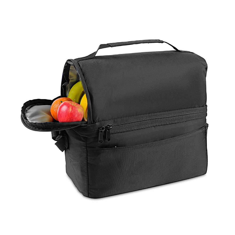 ZIPPERS COOLER. 8'5L Cooler bag in 300D and 840D Jacquard