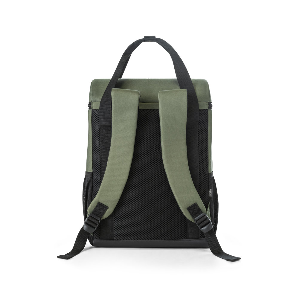 ROMA L. Thermal backpack padded in recycled polyester 600D ripstop 16 L