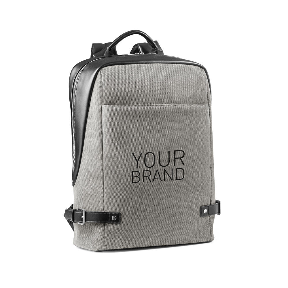 DIVERGENT BACKPACK II. Backpack for laptop up to 15'6'' in fabric and PU