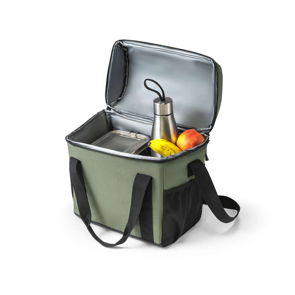 ROMA M. Padded cooler bag in recycled polyester 600D ripstop 11 L