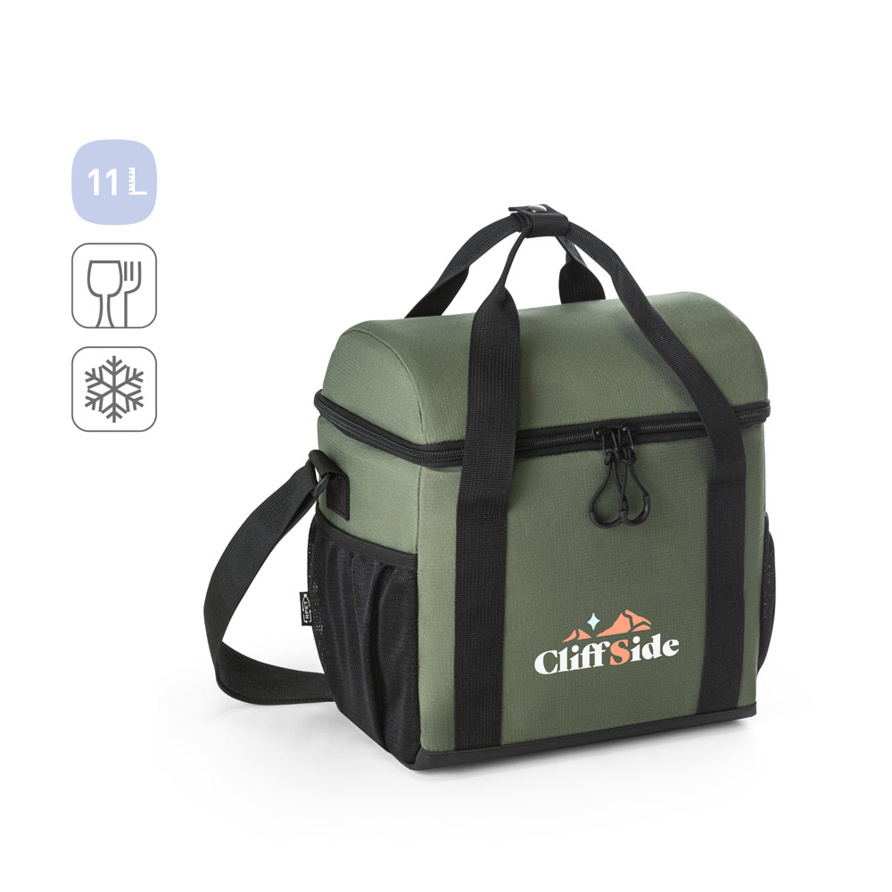 ROMA M. Padded cooler bag in recycled polyester 600D ripstop 11 L
