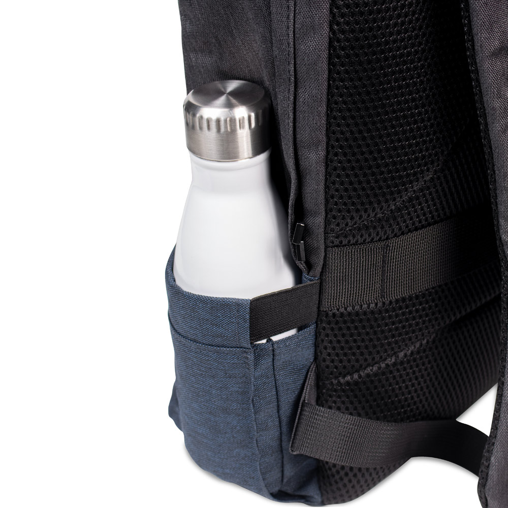 GENOA BPACK. Anti-theft backpack in 600D high-density recycled polyester