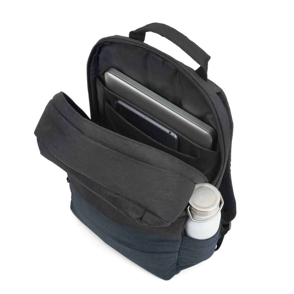 GENOA BPACK. Anti-theft backpack in 600D high-density recycled polyester