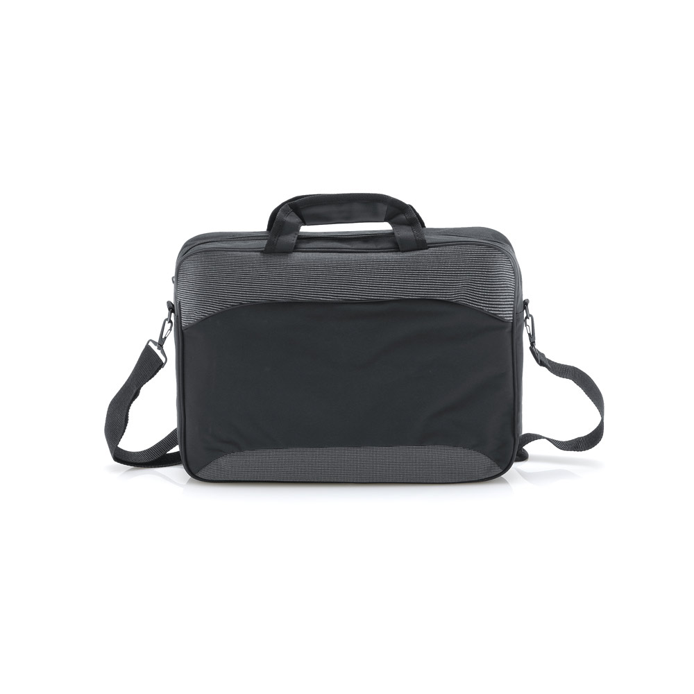SANTANA. 15'6" Laptop briefcase in 2 Tone 600D and 300D polyester