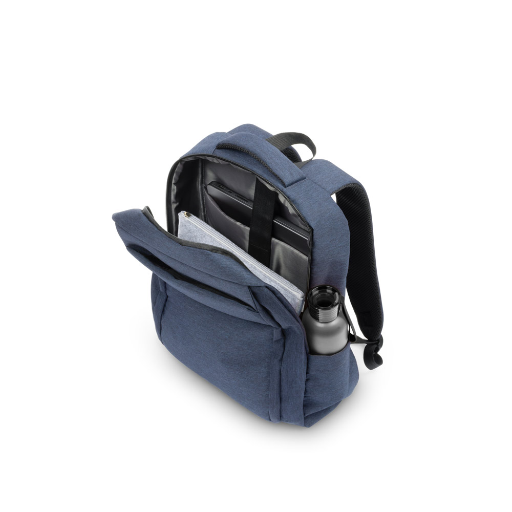 COVENTRY. 15.6" Fully padded laptop backpack in 300D recycled high-density polyester and 210D recycled polyester lining