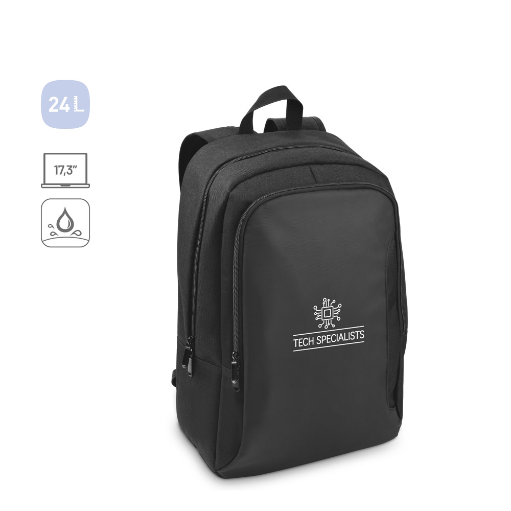 DRAMMEN. Laptop backpack in high-density 600D recycled polyester