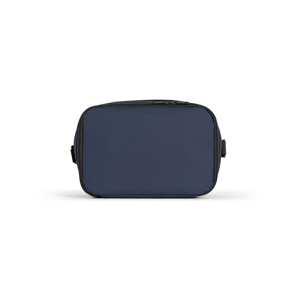 CANCUN. Thermal bag in 600D recycled polyester with adjustable webbing strap 7 L