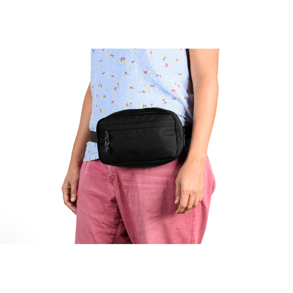 MYKONOS. Waist bag in 600D recycled polyester and lining in 210D recycled polyester