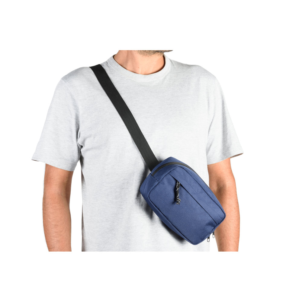 MYKONOS. Waist bag in 600D recycled polyester and lining in 210D recycled polyester