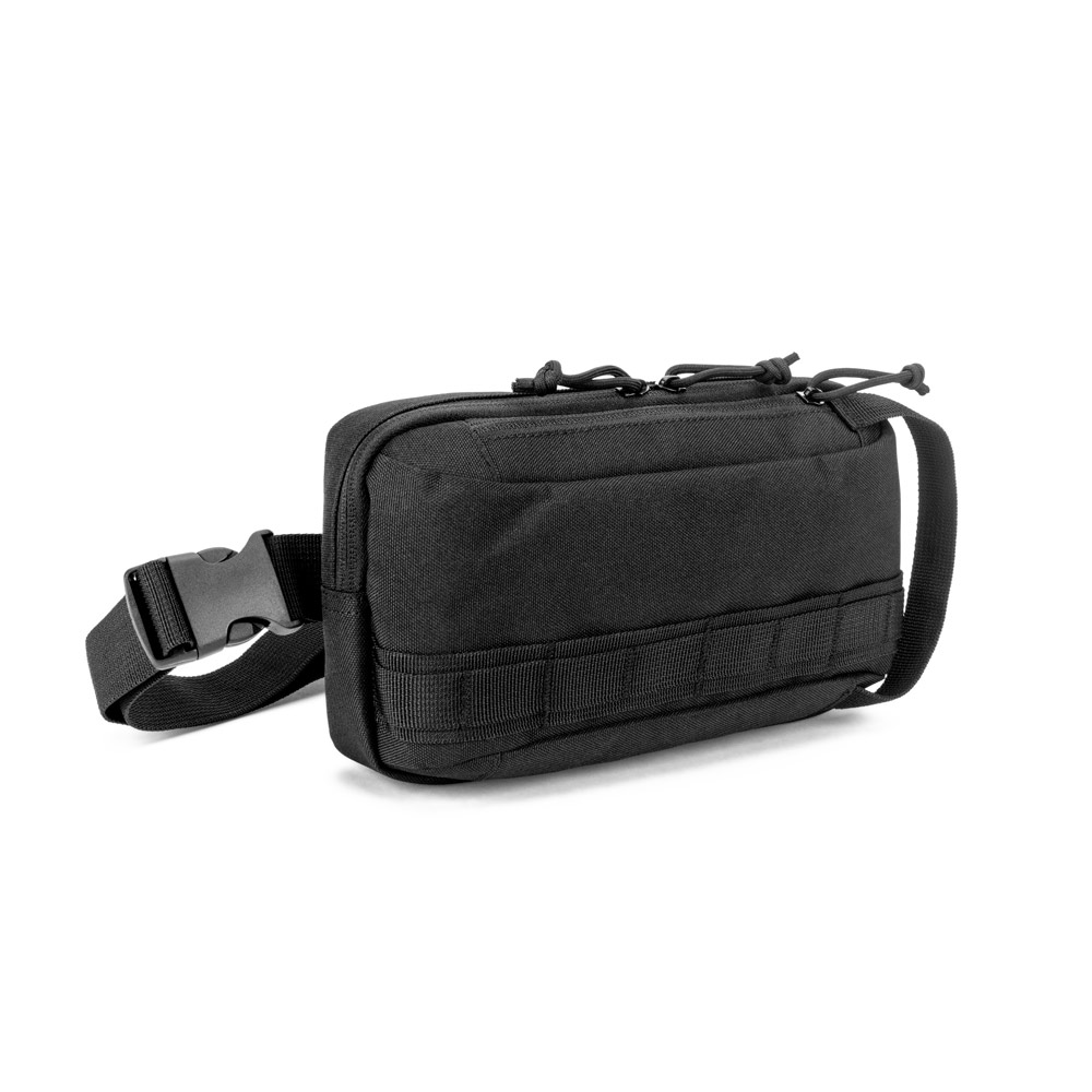 EDINBURGH. Waist bag in high-density 600D recycled polyester and 210D recycled polyester lining