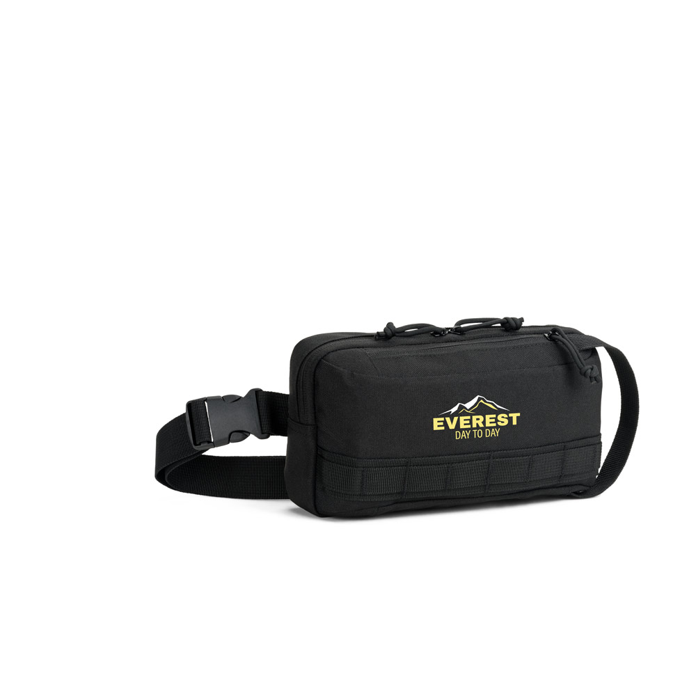 EDINBURGH. Waist bag in high-density 600D recycled polyester and 210D recycled polyester lining