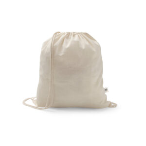 SALAMANCA. Drawstring bag in recycled cotton (70%) and polyester (30% rPET) (150 g/m²)
