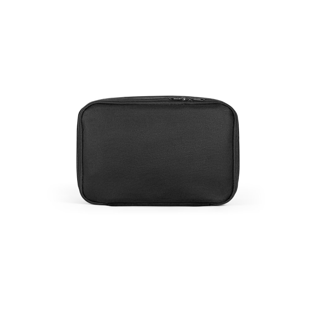 CANCUN LARGE. Thermal bag in 600D, recycled polyester, with adjustable webbing strap 14 L