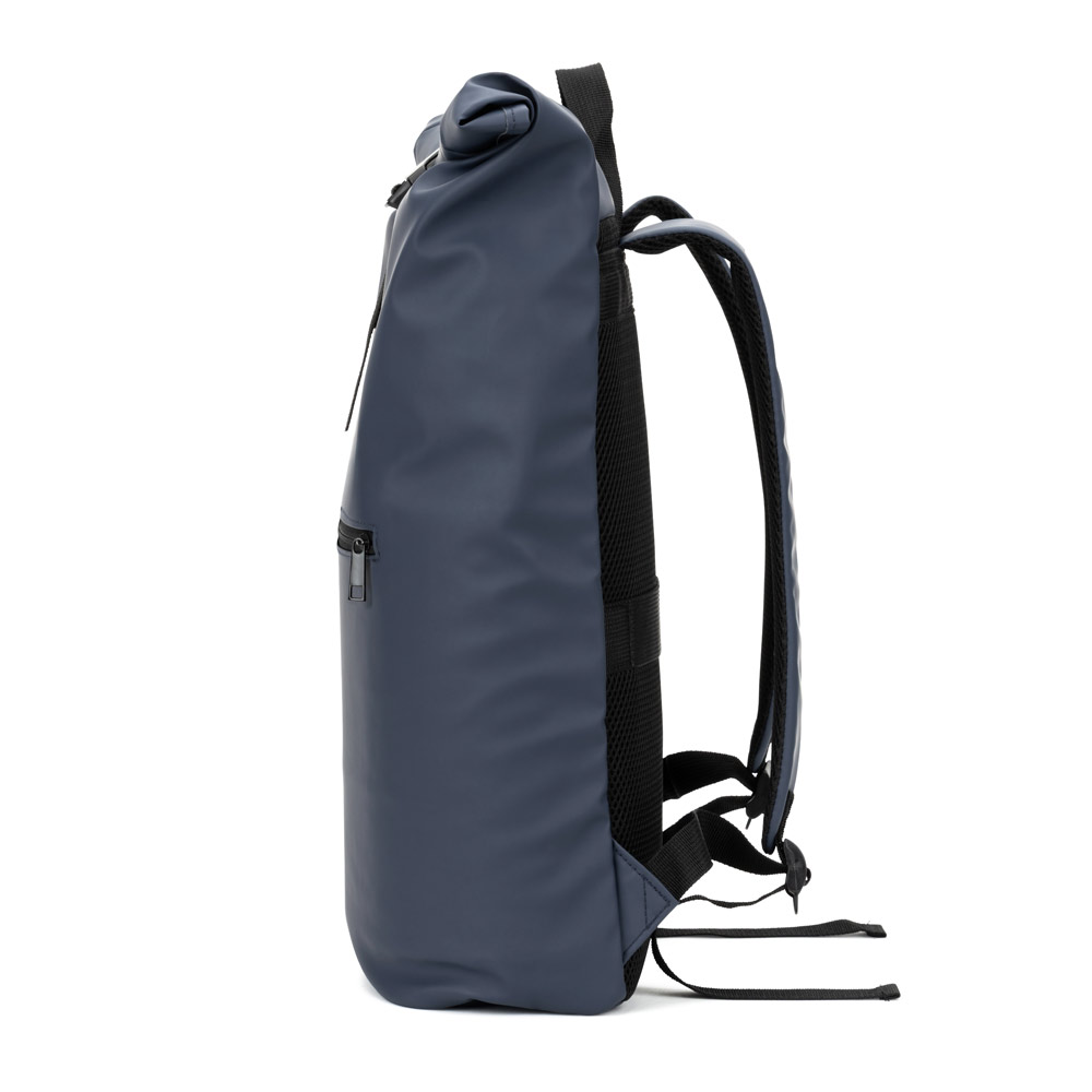 PORTLAND. The PU roll top backpack with a 16" laptop pocket