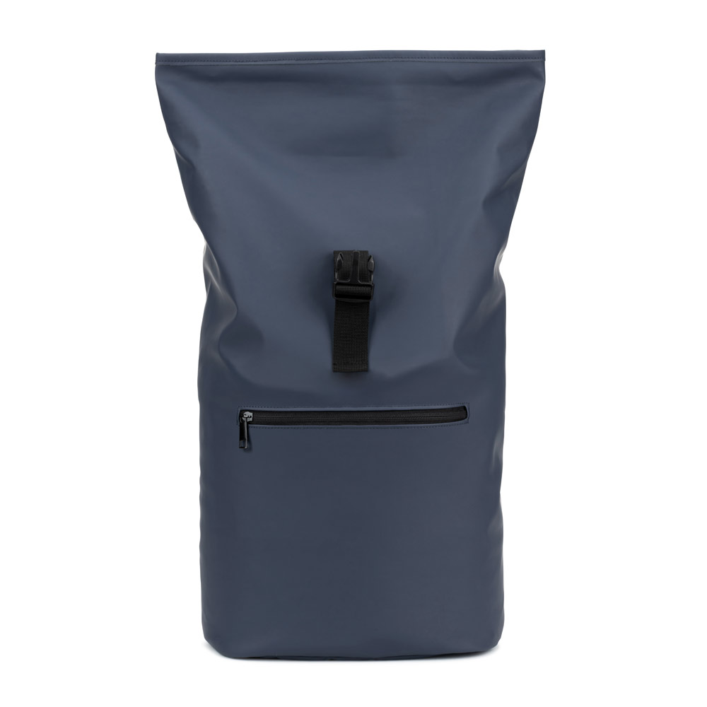 PORTLAND. The PU roll top backpack with a 16" laptop pocket
