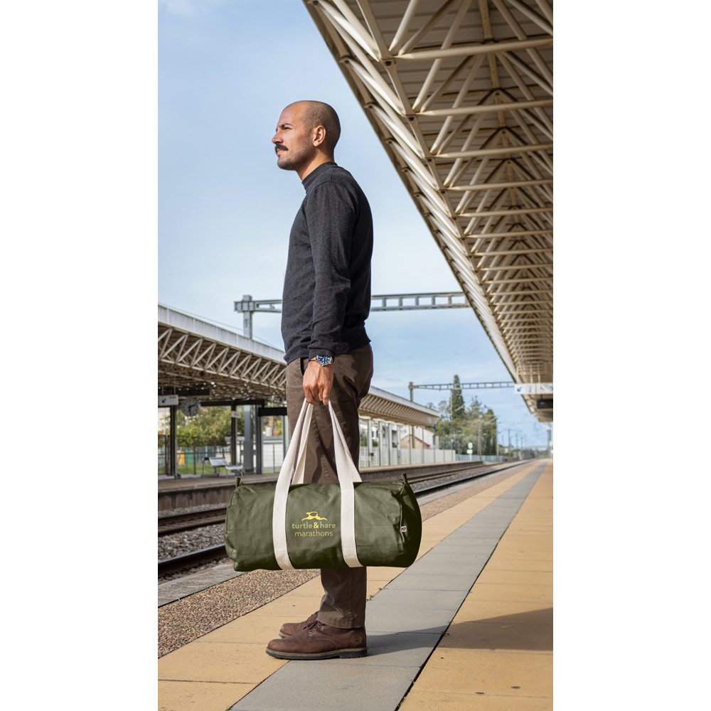 SAINT SPORT. Sports bag in recycled cotton and recycled polyester (380 g/m²)