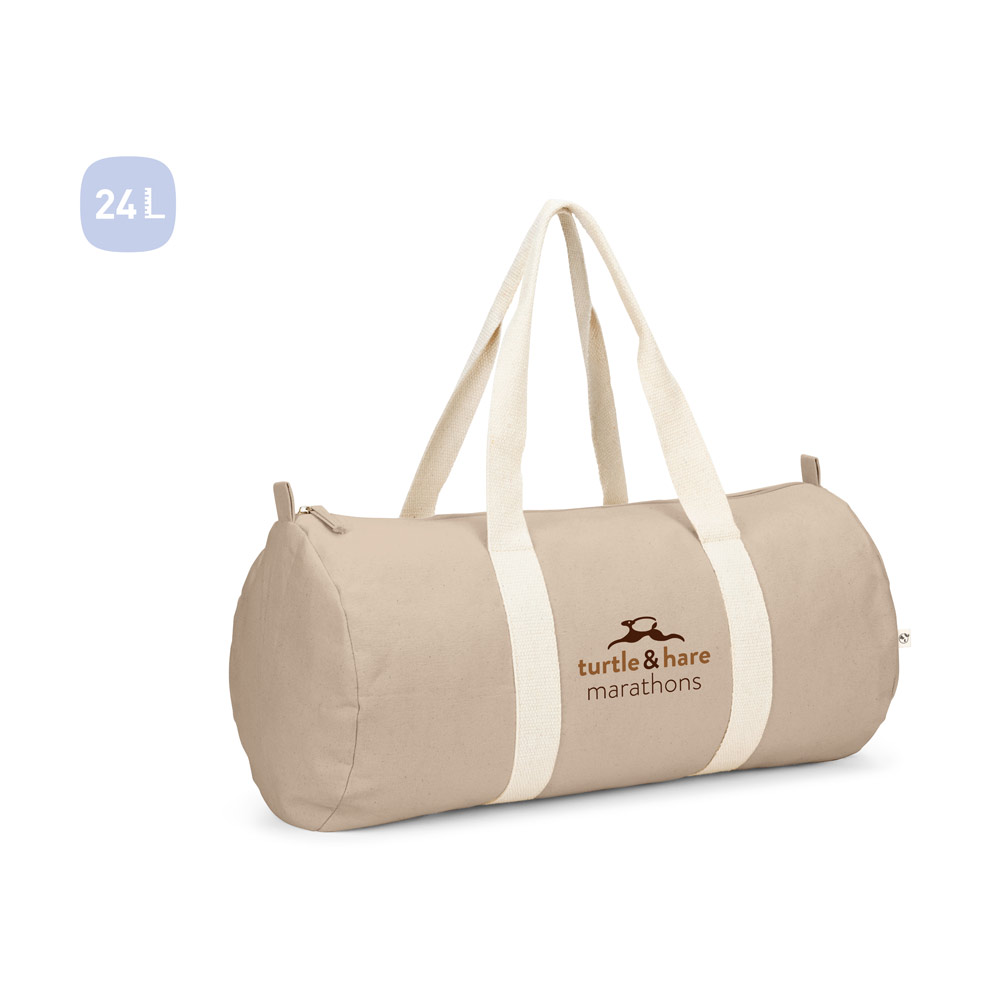 SAINT SPORT. Sports bag in recycled cotton and recycled polyester (380 g/m²)