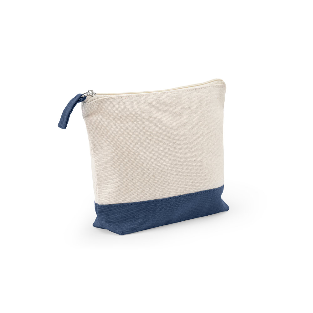DAPHNE. 100% cotton cosmetic bag (340 g/m²) two-tone