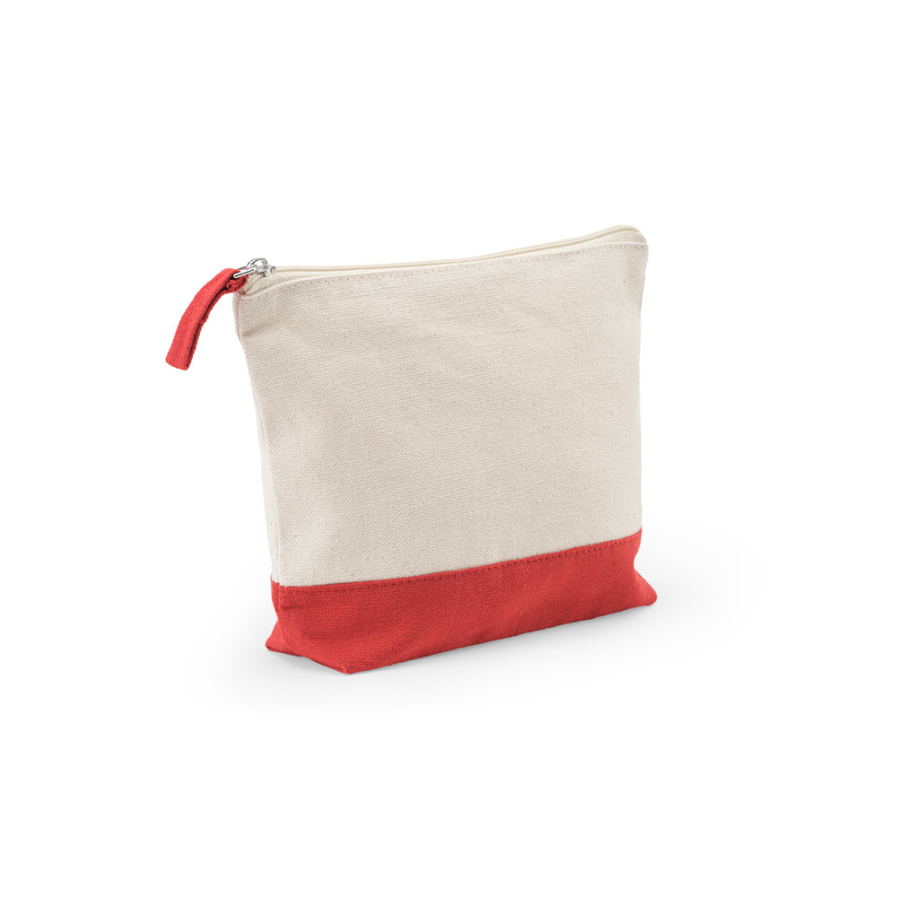 DAPHNE. 100% cotton cosmetic bag (340 g/m²) two-tone