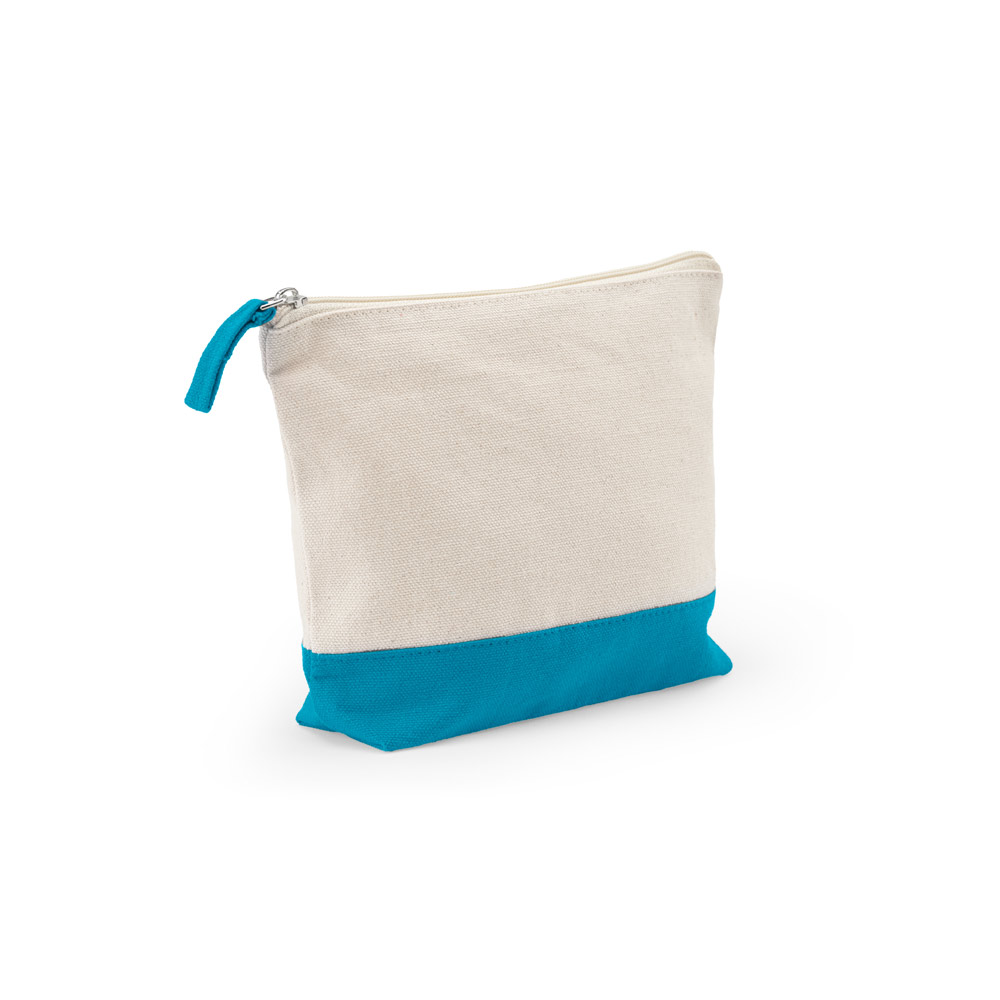 DAPHNE. 100% cotton cosmetic bag (340 g/m²) two-tone