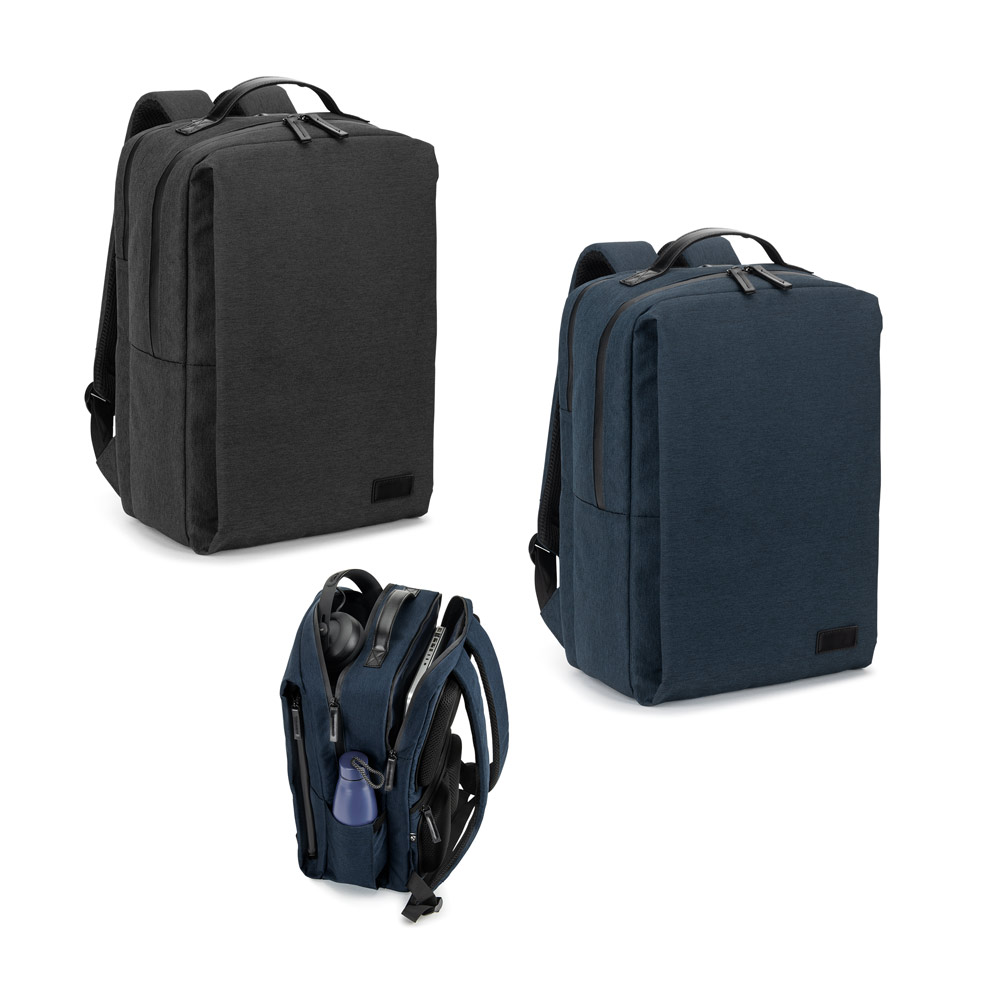 GLASGOW. Laptop rucksack (17") made from high-density 600D recycled polyester (20L)