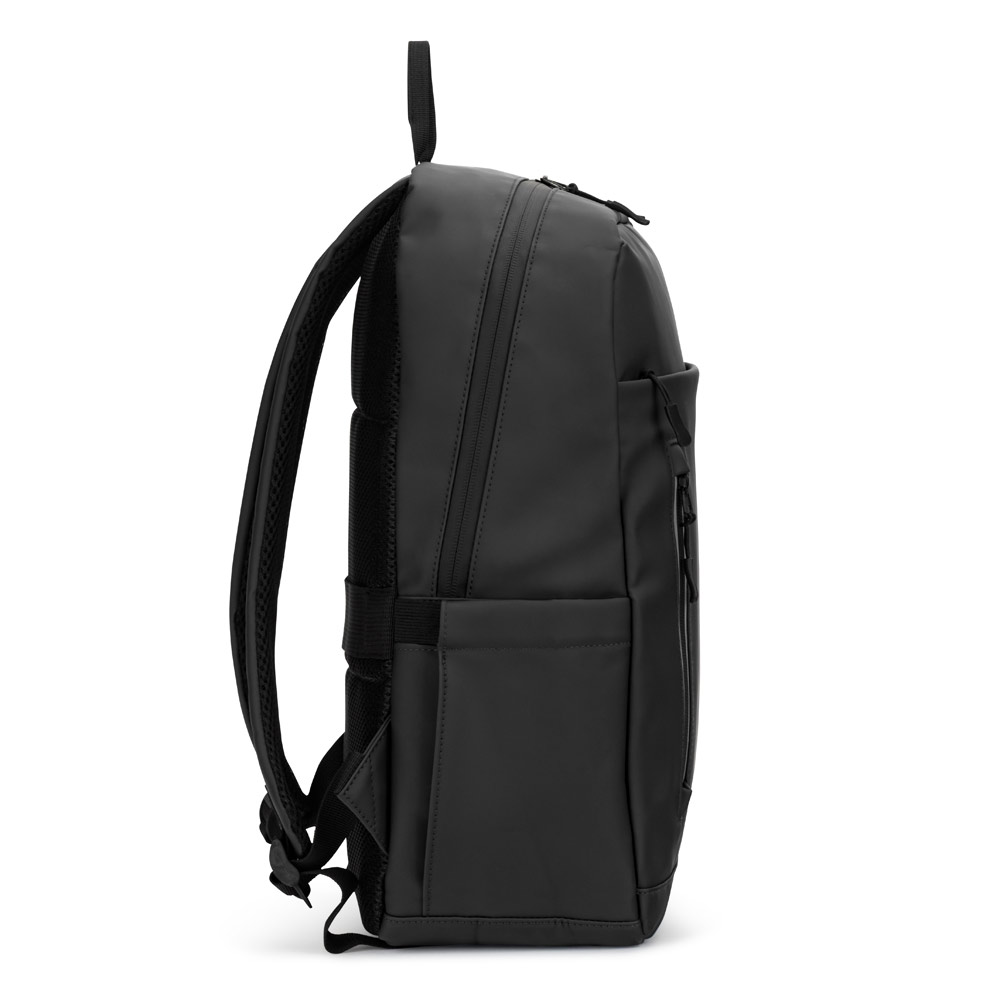 NOUMEA. PU laptop rucksack (16"), with water-resistant zips
