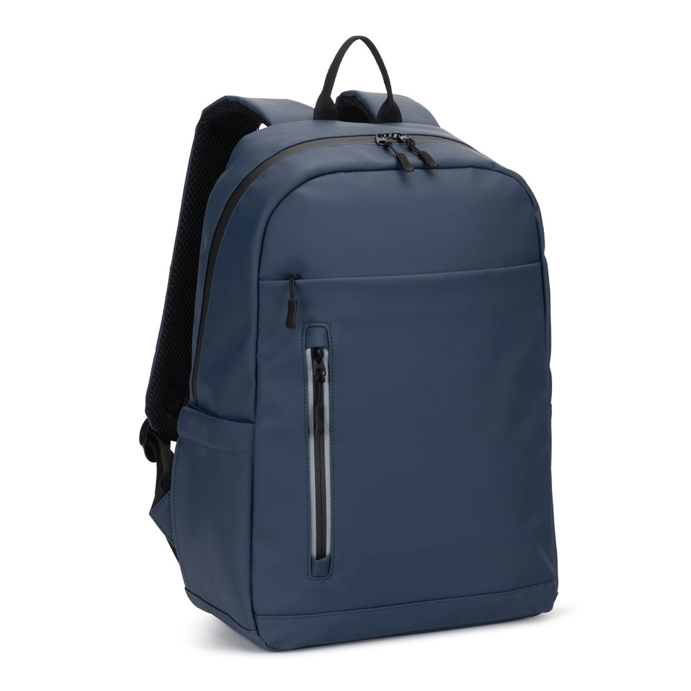 NOUMEA. PU laptop rucksack (16"), with water-resistant zips