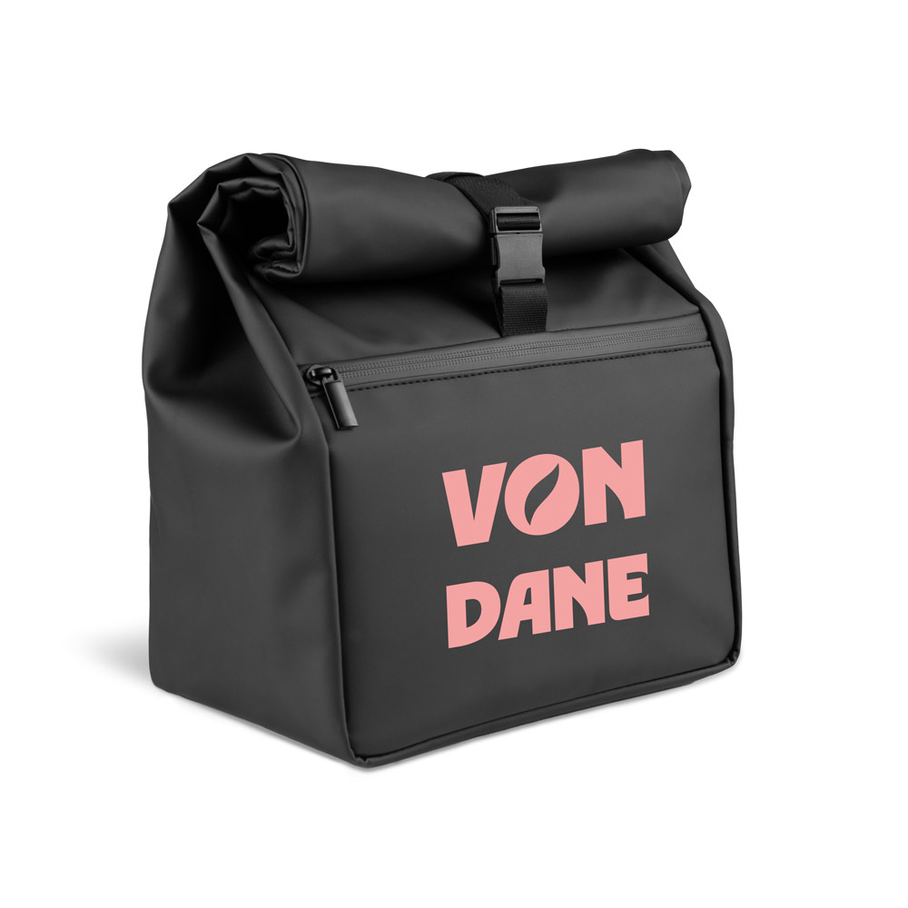 AZORES COOLER. PU roll-top cooler bag with PEVA insulation (7L)