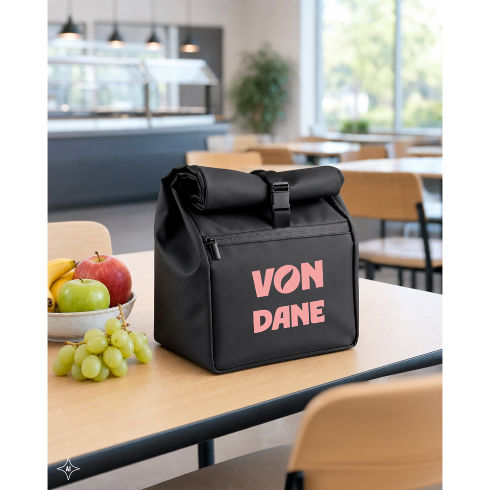 AZORES COOLER. PU roll-top cooler bag with PEVA insulation (7L)