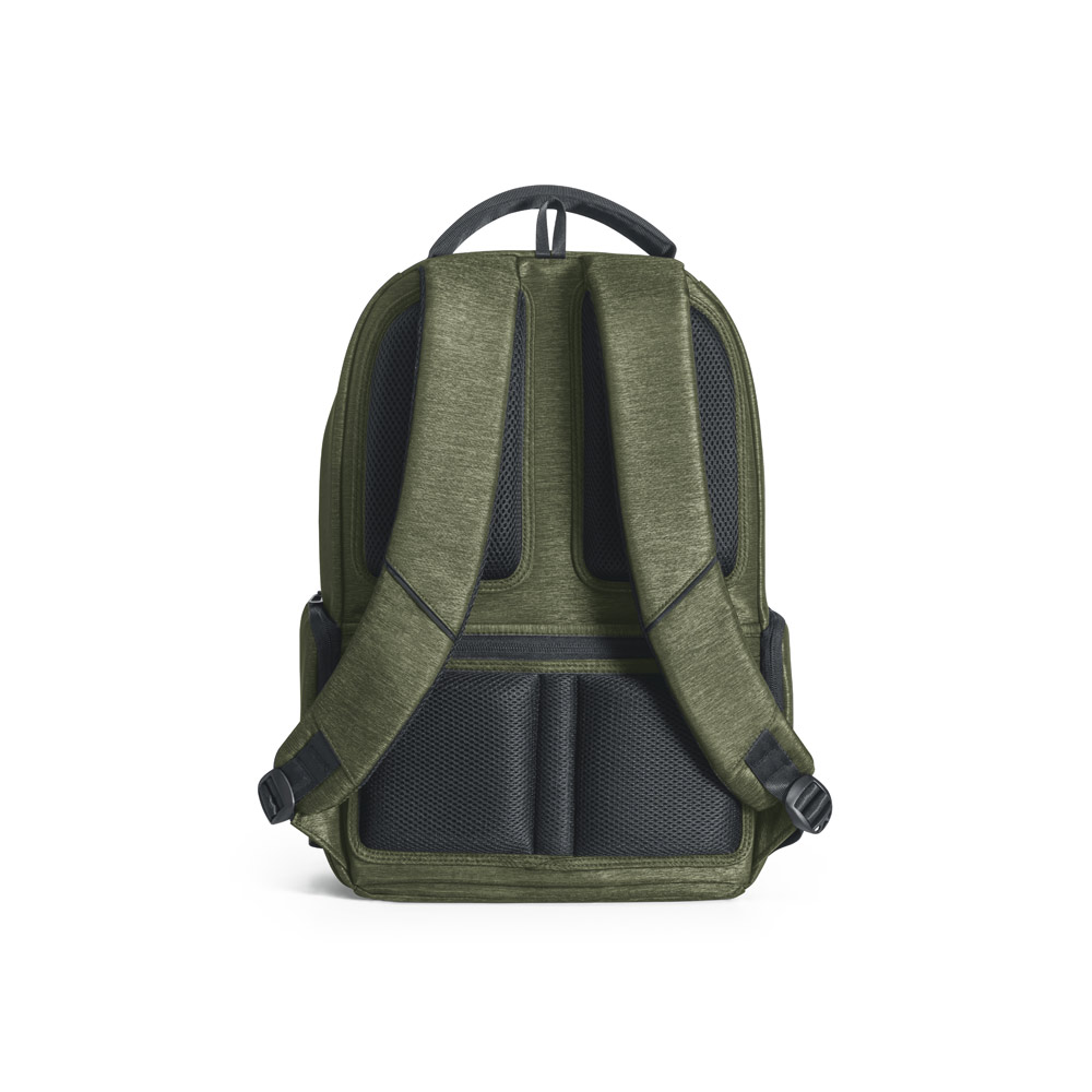 BOSTON. 17" Waterproof 2 Tone Nylon laptop backpack