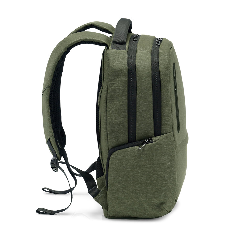 BOSTON. 17" Waterproof 2 Tone Nylon laptop backpack