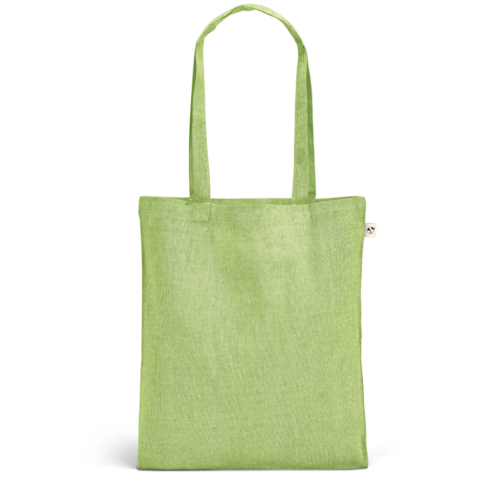 RYNEK. Recycled cotton bag (70%) and polyester (30% rPET) (140 g/m²)