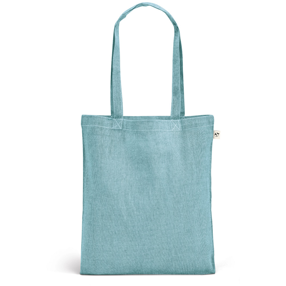 RYNEK. Recycled cotton bag (70%) and polyester (30% rPET) (140 g/m²)