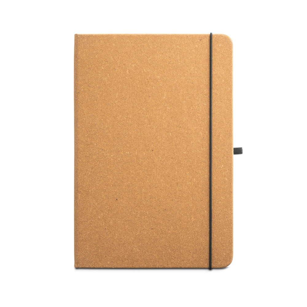 MATISSE. A5 notebook with rigid cover in leather (70% recycled) with lined sheets