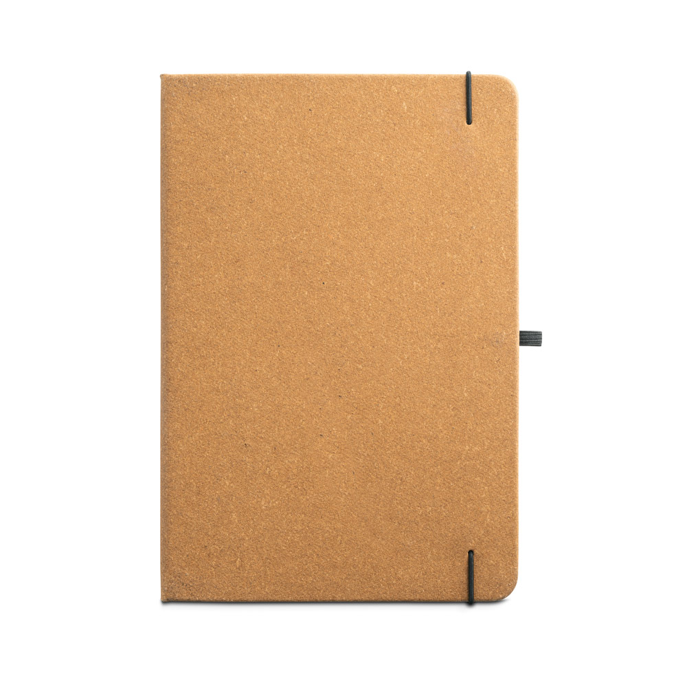 MATISSE. A5 notebook with rigid cover in leather (70% recycled) with lined sheets