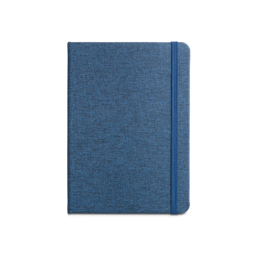 BOYD. A5 notebook in recycled polyester (100% rPET) with lined sheets