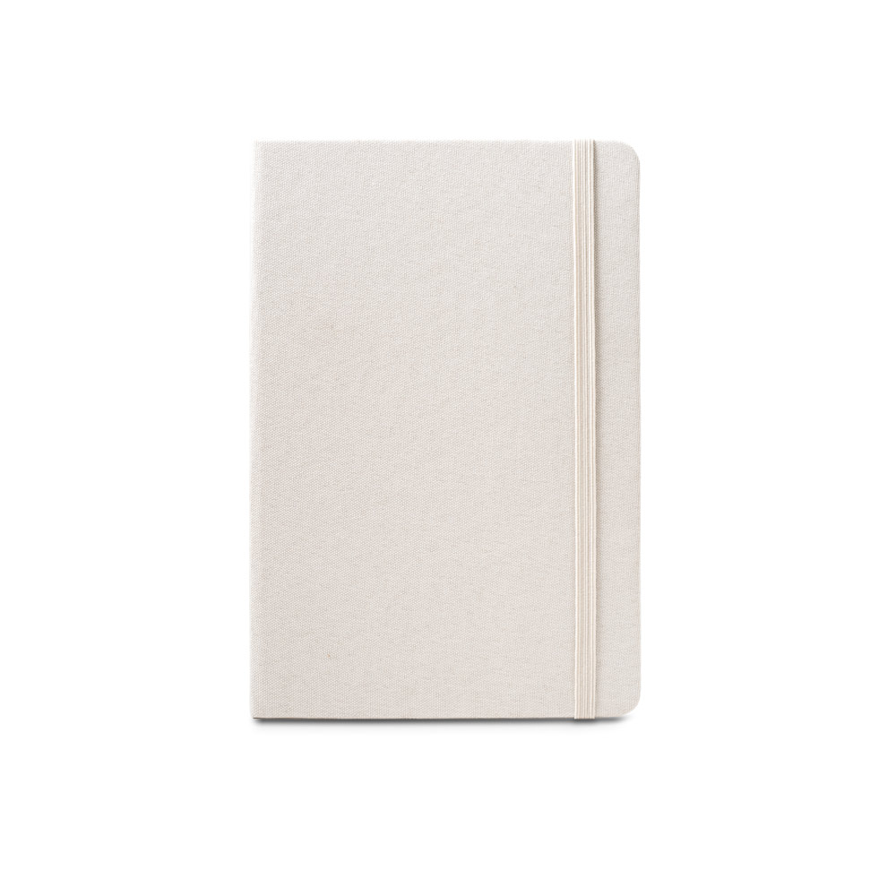 BOYD. A5 notebook in recycled polyester (100% rPET) with lined sheets