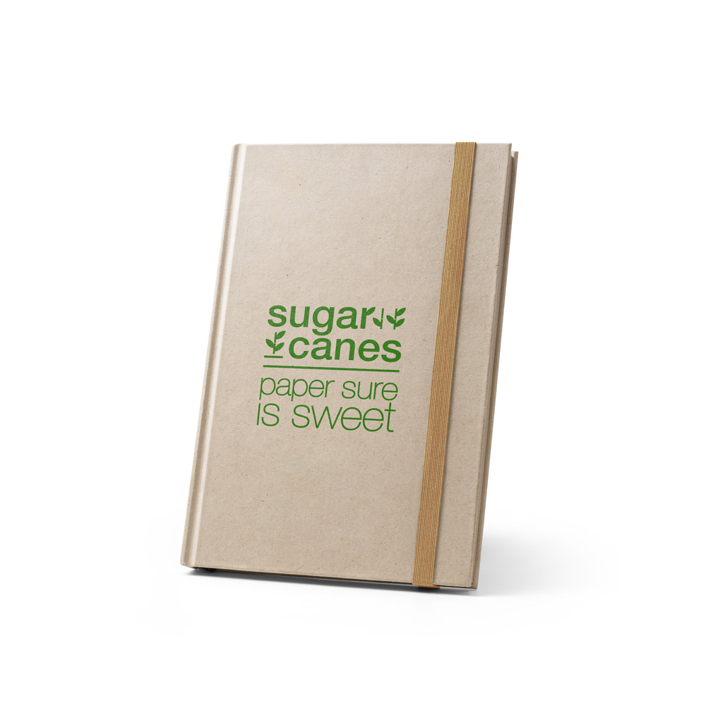 DICKINSON. A5 hardcover notebook made of sugar cane paper (80% sugar cane) with lined pages