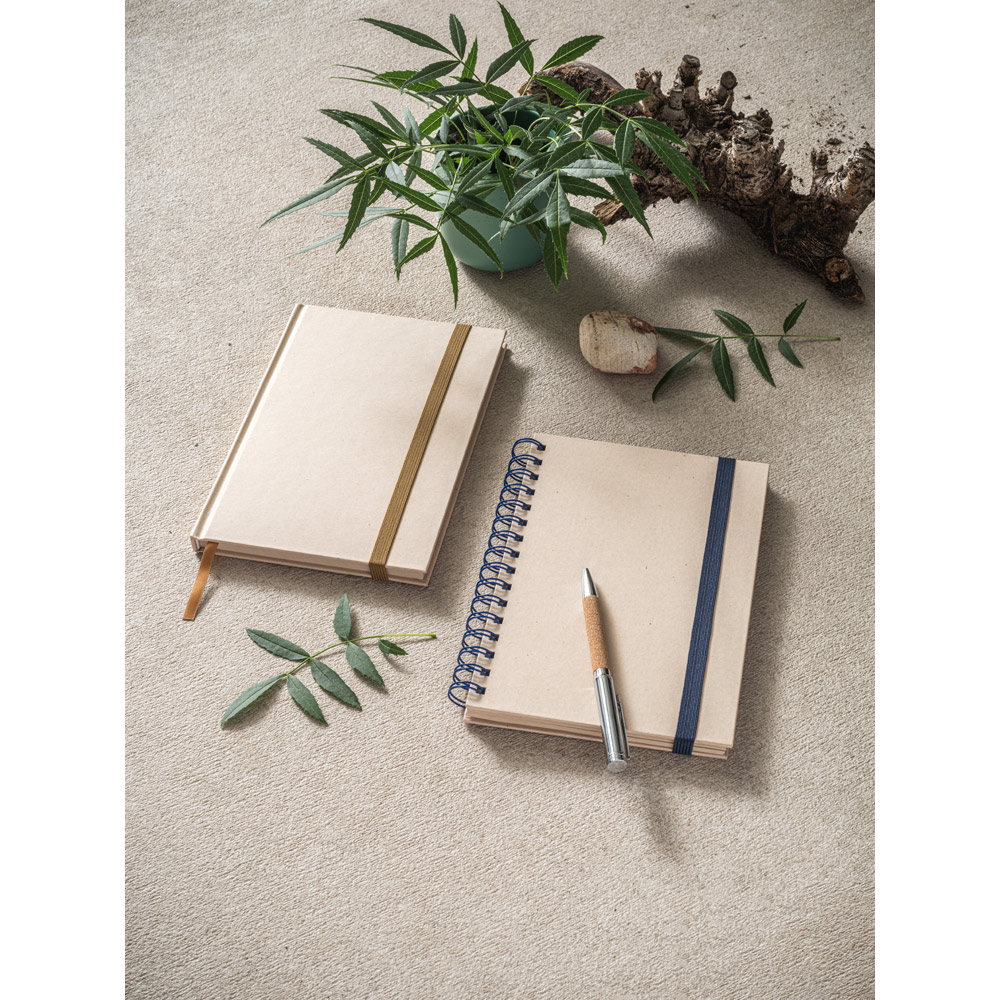 DICKINSON. A5 hardcover notebook made of sugar cane paper (80% sugar cane) with lined pages