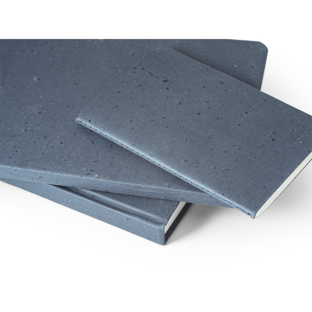 COFFEEPAD SEMI-RIGID. A5 notepad with semi-rigid cover made from coffee husk waste (65%)