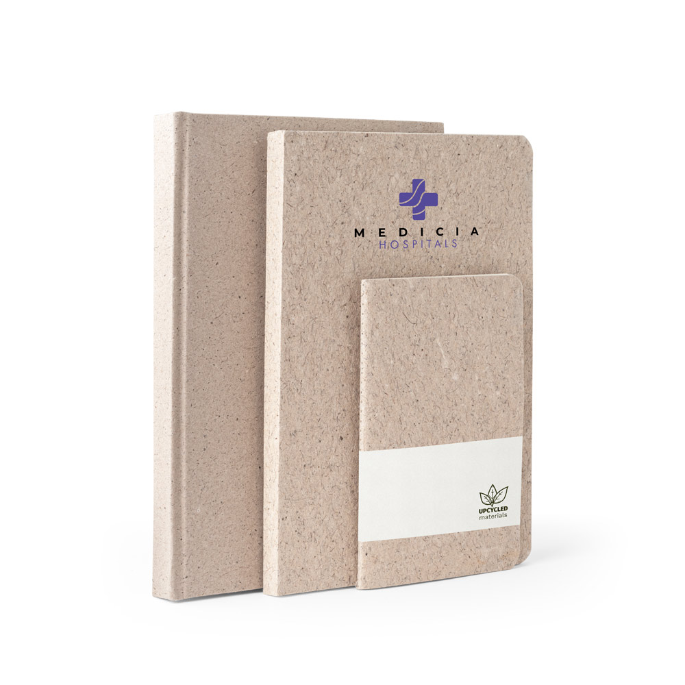 TEAPAD SOFT. A6 notepad with flexible cover made from tea leafs waste (65%)