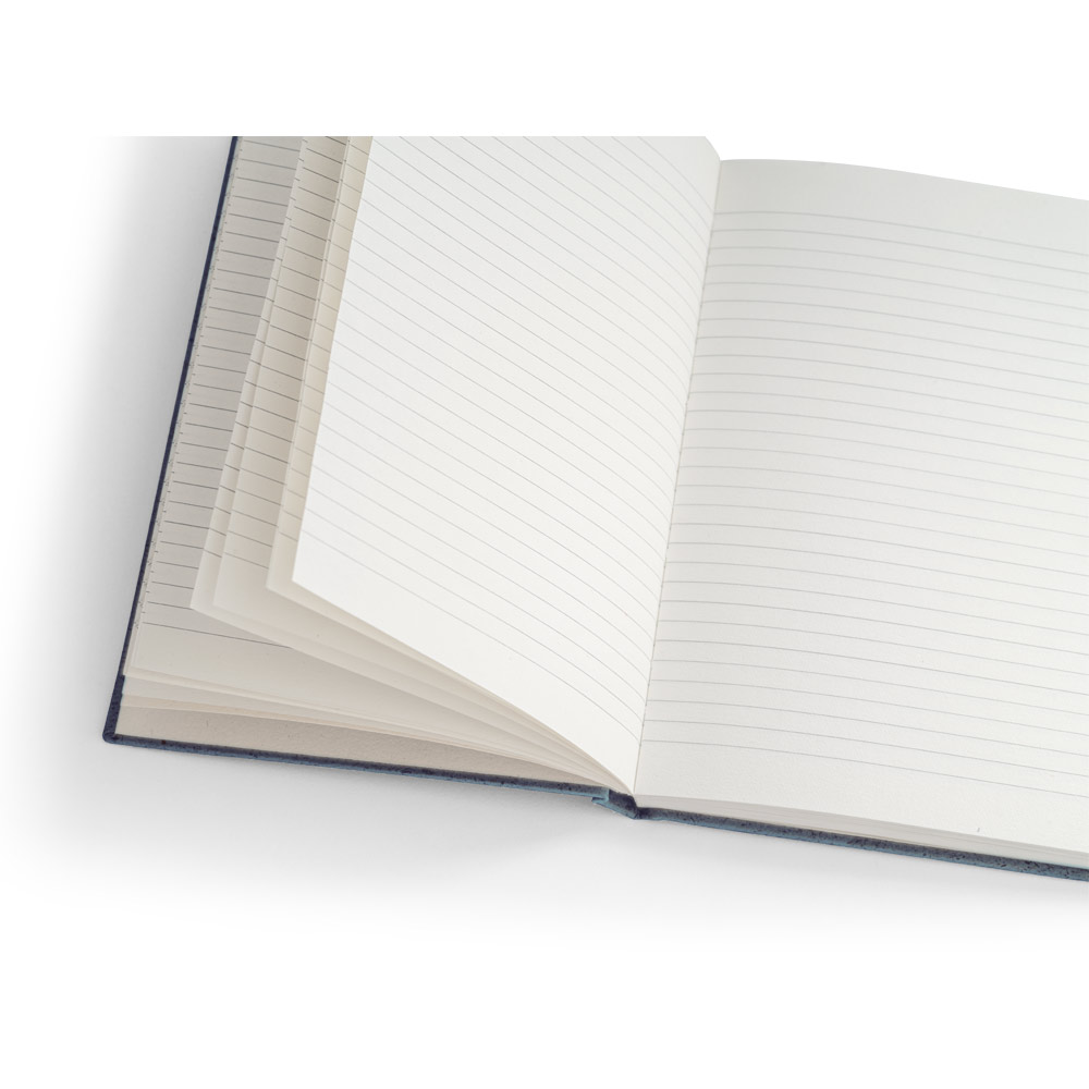COFFEEPAD RIGID. A5 notepad with hard cover made from coffee husk waste (65%)