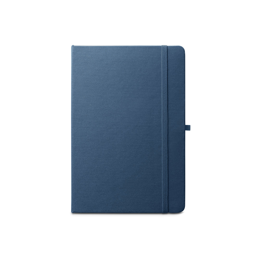 ANNE. A5 notebook in recycled polyester (100% rPET) with lined pages