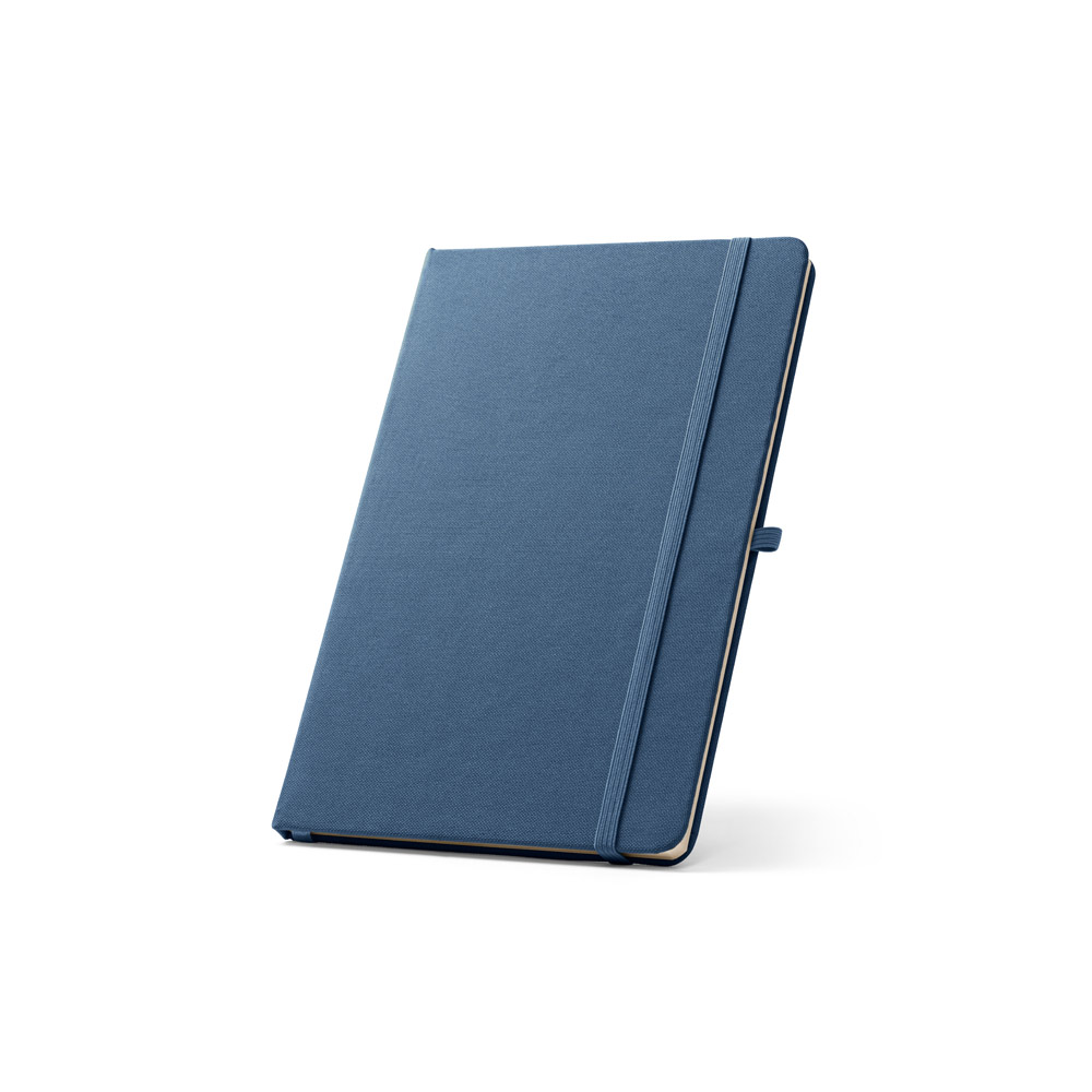 ANNE. A5 notebook in recycled polyester (100% rPET) with lined pages