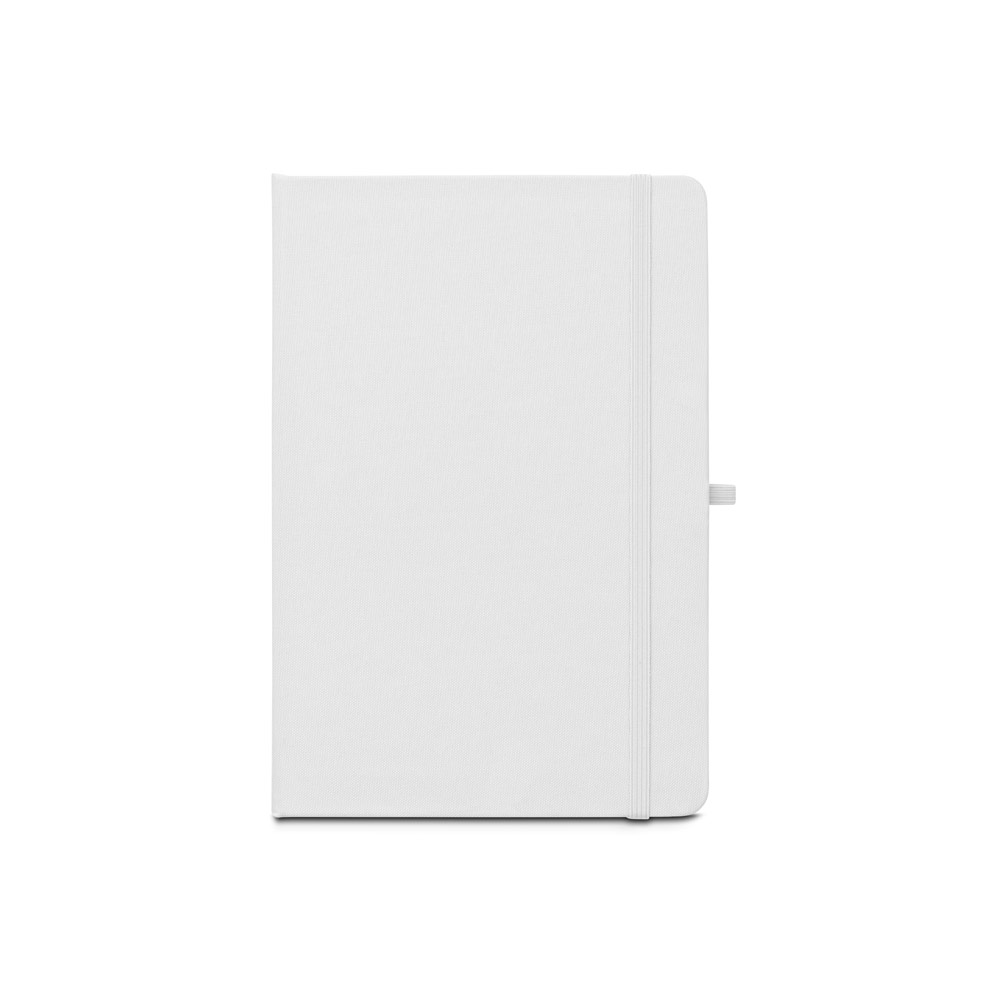 ANNE. A5 notebook in recycled polyester (100% rPET) with lined pages
