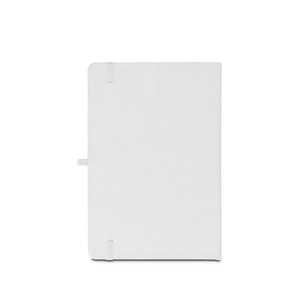 ANNE. A5 notebook in recycled polyester (100% rPET) with lined pages