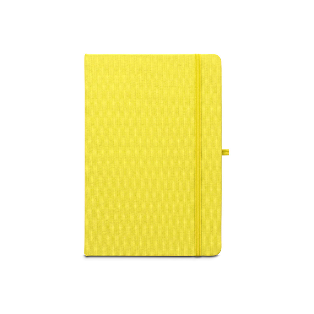 ANNE. A5 notebook in recycled polyester (100% rPET) with lined pages