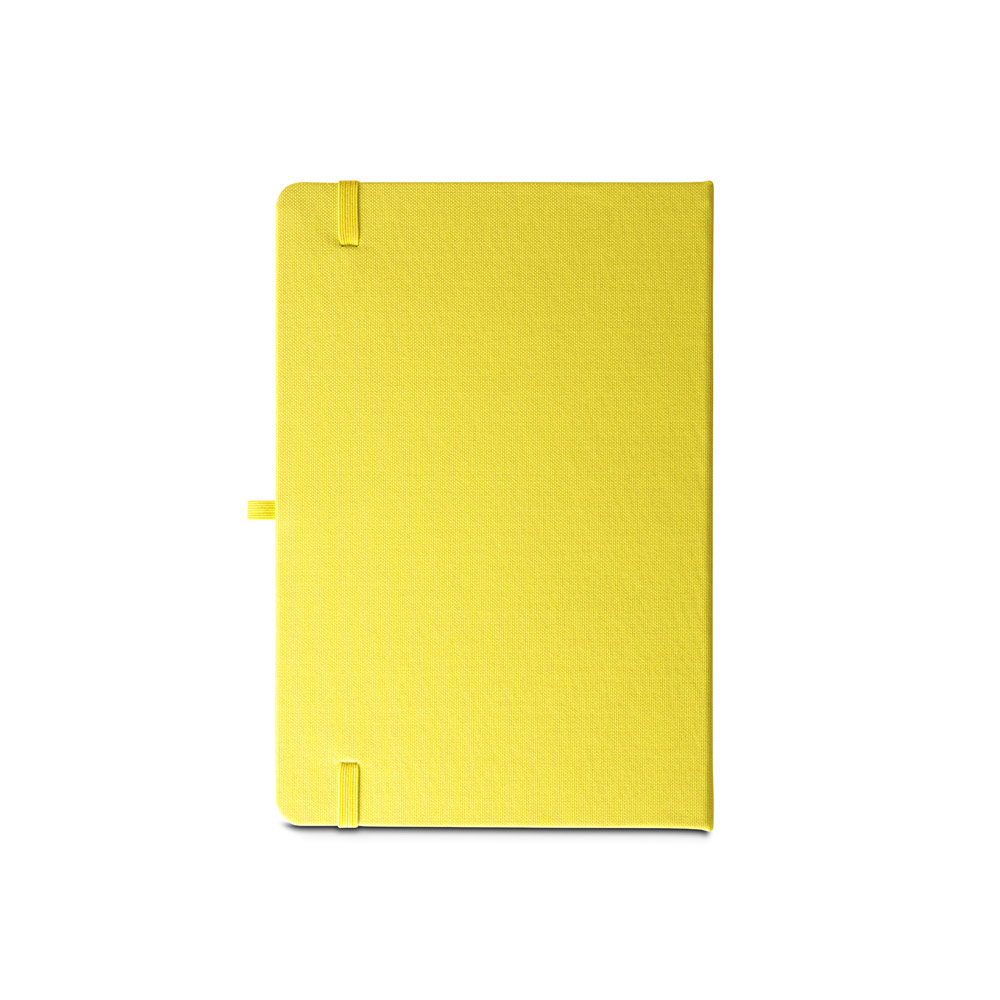 ANNE. A5 notebook in recycled polyester (100% rPET) with lined pages