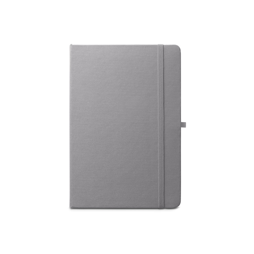 ANNE. A5 notebook in recycled polyester (100% rPET) with lined pages